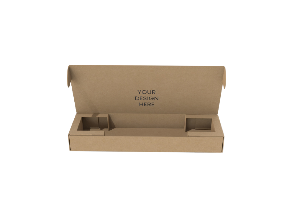 印刷厂-固定内衬飞机盒设计结构图